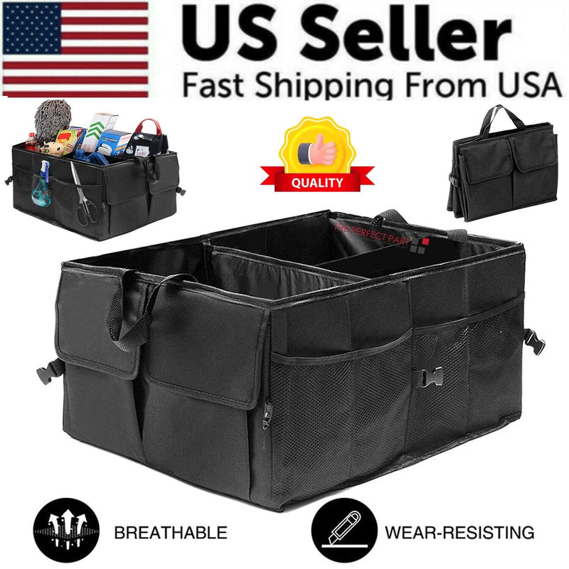 Premium Collapsible 40L Auto Trunk Organizer (Heavy Duty Family Edition)