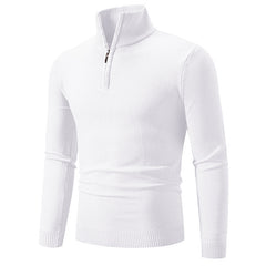 2023 Men's Plus Fleece Half-Zip Neck Sweater