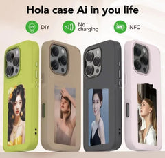 Vibrant E-Ink Phone Case Projector