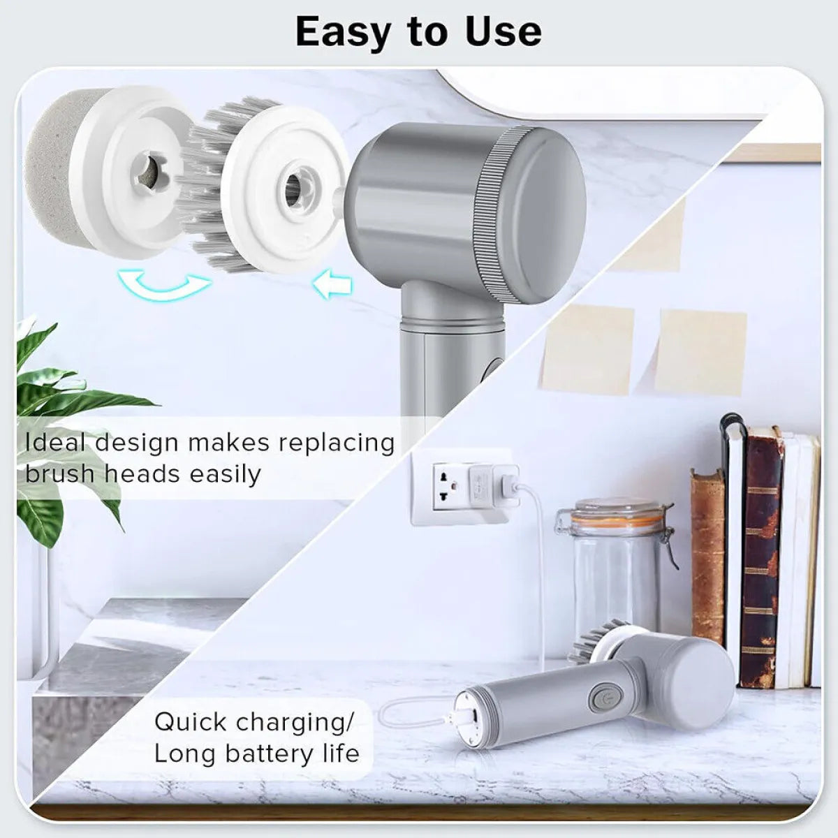 Portable Power Scrub Brush