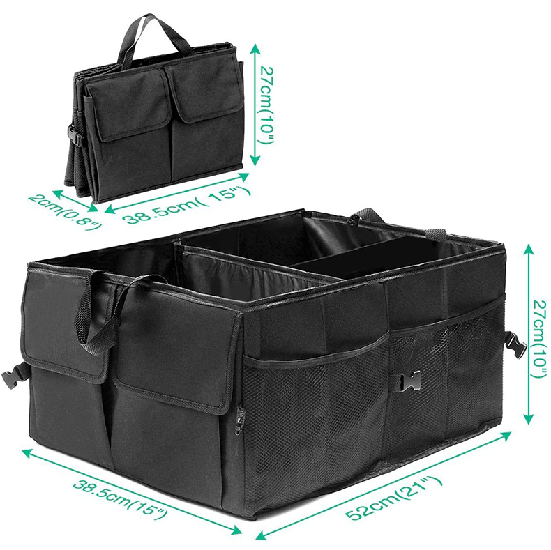 Premium Collapsible 40L Auto Trunk Organizer (Heavy Duty Family Edition)