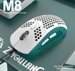 M8 Tri-Color LED Honeycomb Gaming Mouse