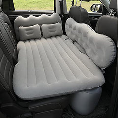 Inflatable Car Bed with Headrests and Pillows Comfortable Travel Sleep