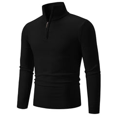 2023 Men's Plus Fleece Half-Zip Neck Sweater