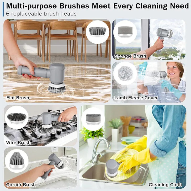 Portable Power Scrub Brush