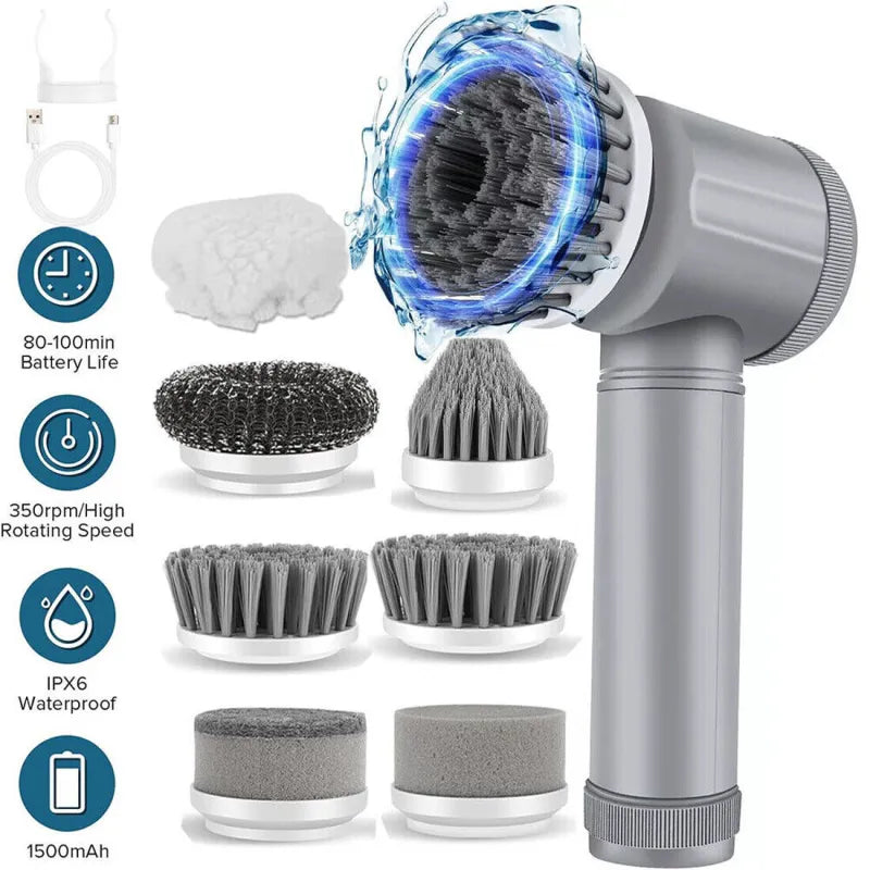 Portable Power Scrub Brush