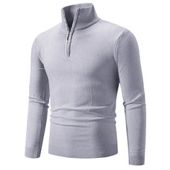 2023 Men's Plus Fleece Half-Zip Neck Sweater